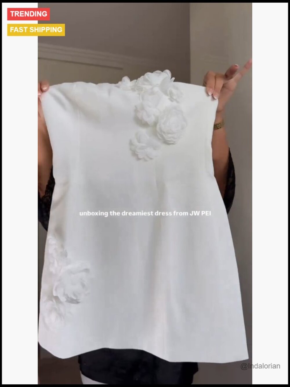 Strapless Dress Polyester Spandex Non-Stretch Hand Wash - Picture 7 of 7
